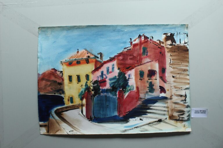 Rotes Haus in Calvi (Korsika) - Gerd Baukhage 