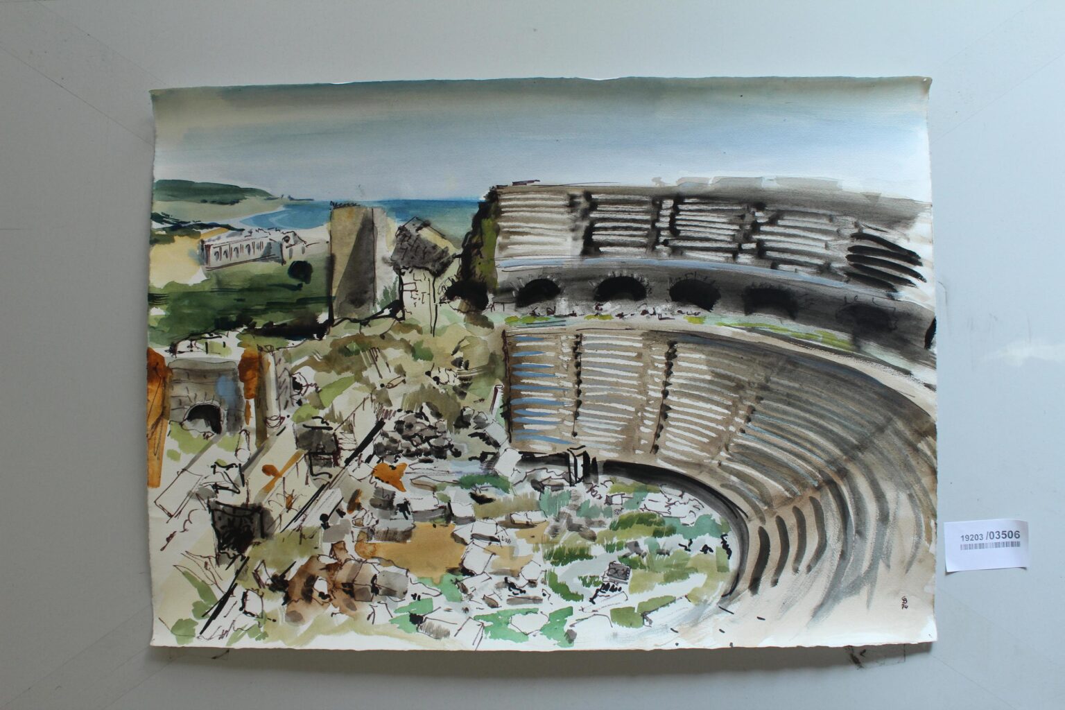 Theater in Side &ndash; T&uuml;rkei - Gerd Baukhage 