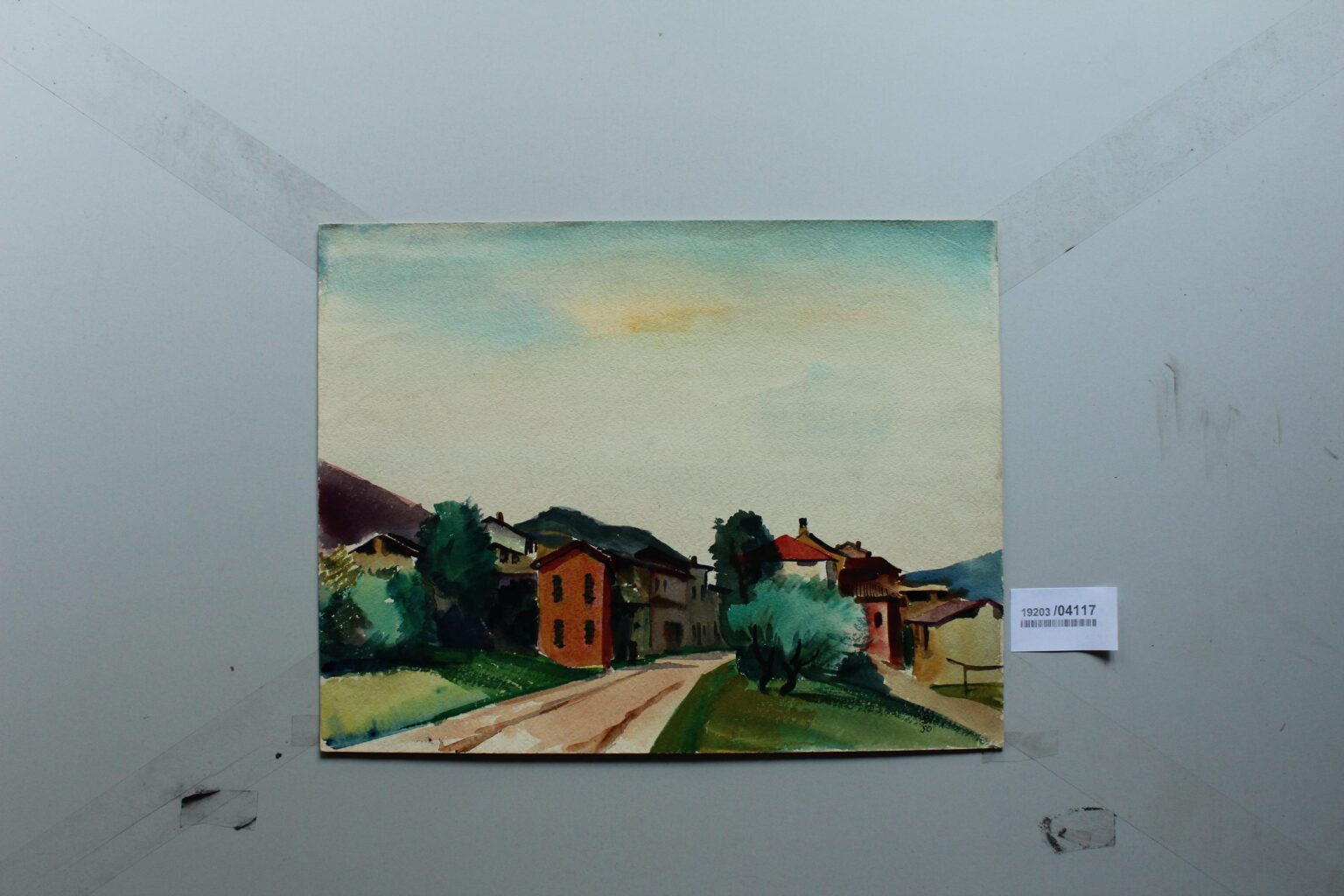 Straße in Tesserete (Tessin) - Gerd Baukhage 