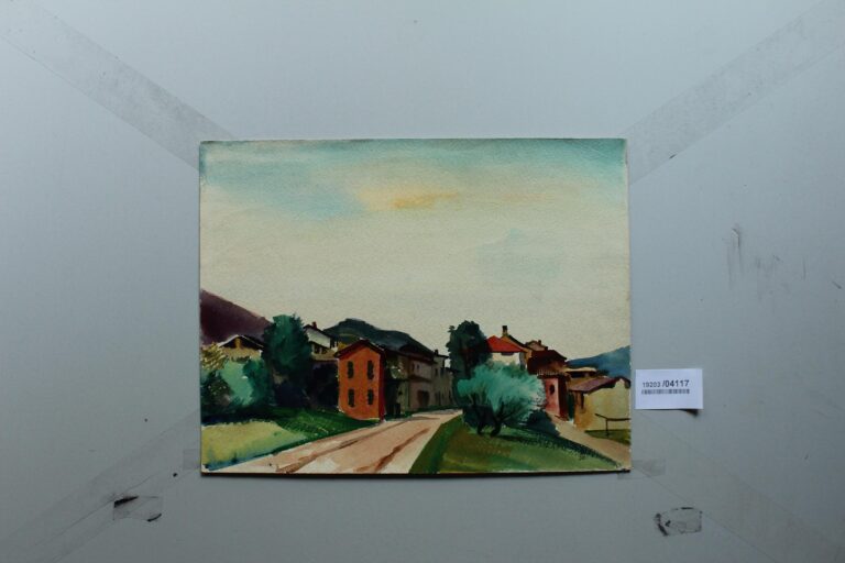 Straße in Tesserete (Tessin) - Gerd Baukhage 