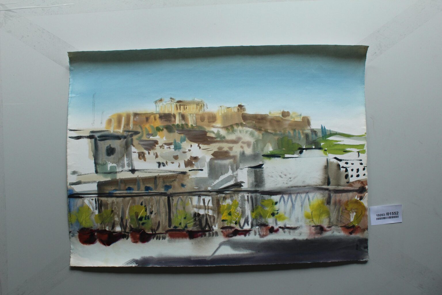 Terasse in Athen - Gerd Baukhage 