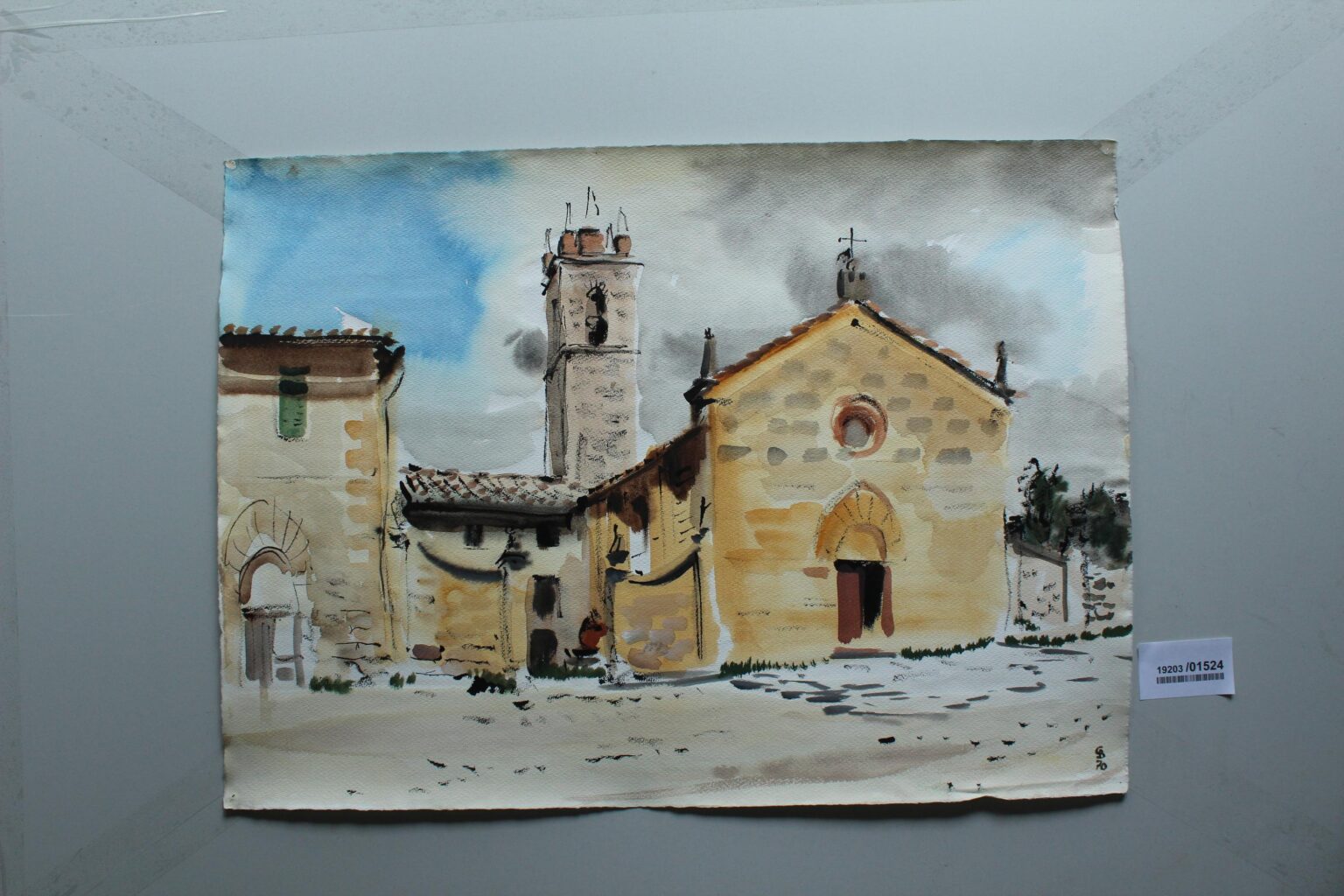 Kirche a. der Piazza di Roma in Monteriggiane - Gerd Baukhage 