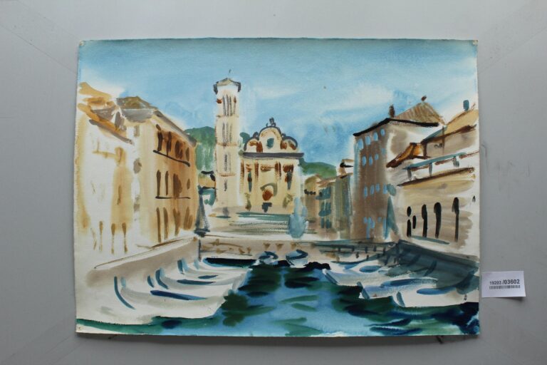 Kleiner Hafen am Kirchplatz in Hvar - Gerd Baukhage 