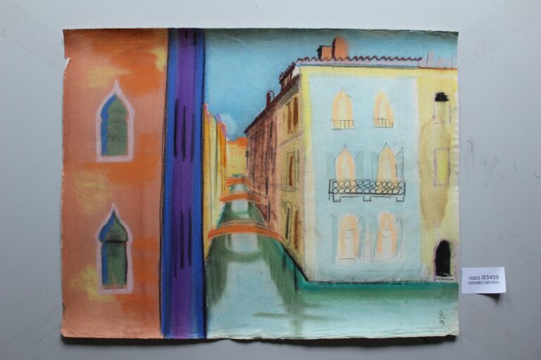 Venedig Ansicht aus Pastell u. Sibi…. - Gerd Baukhage 