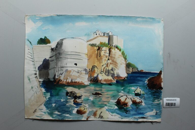 Turm an der Stadtmauer von Dubrovnik - Gerd Baukhage 