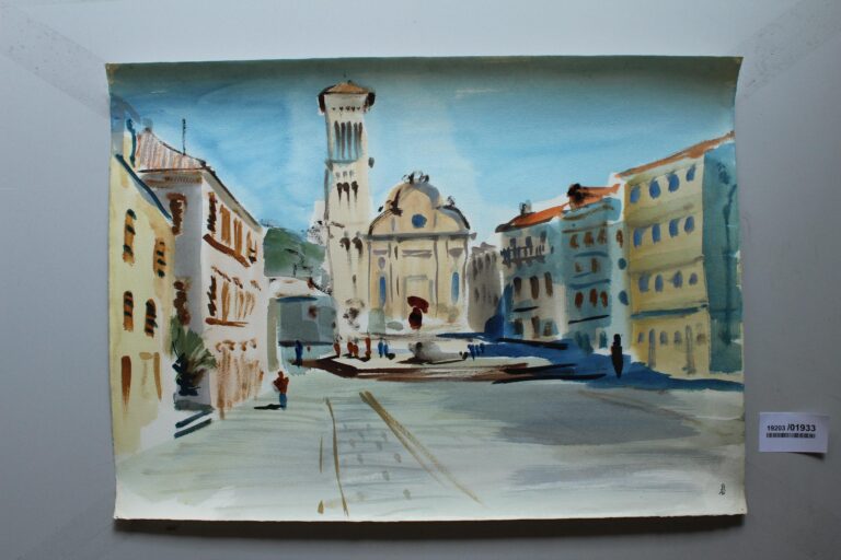 Kirchplatz in Hvar (Dalmatien) - Gerd Baukhage 