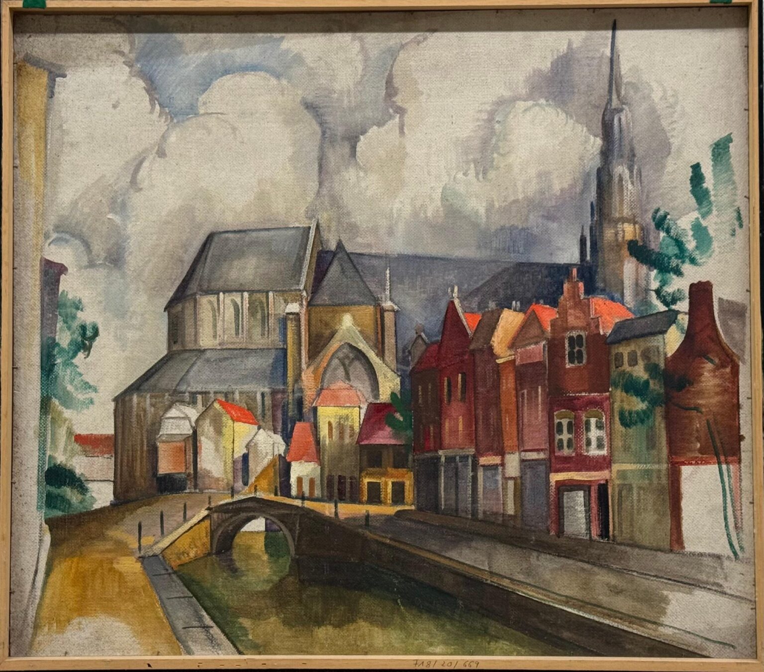 (Stadtansicht mit Kirche) - Gerd Baukhage 