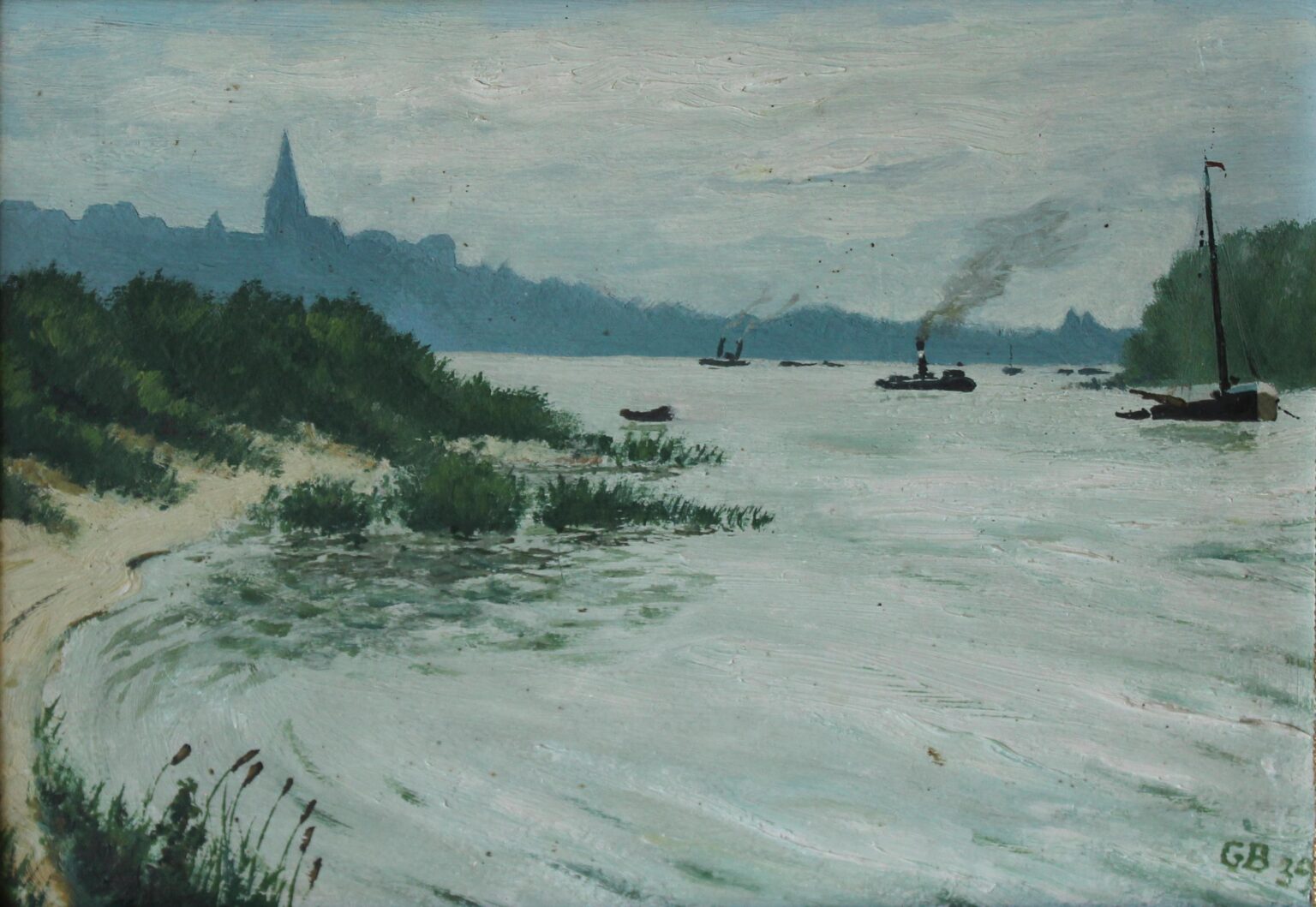 Rhein bei Rodenkirchen - Gerd Baukhage 