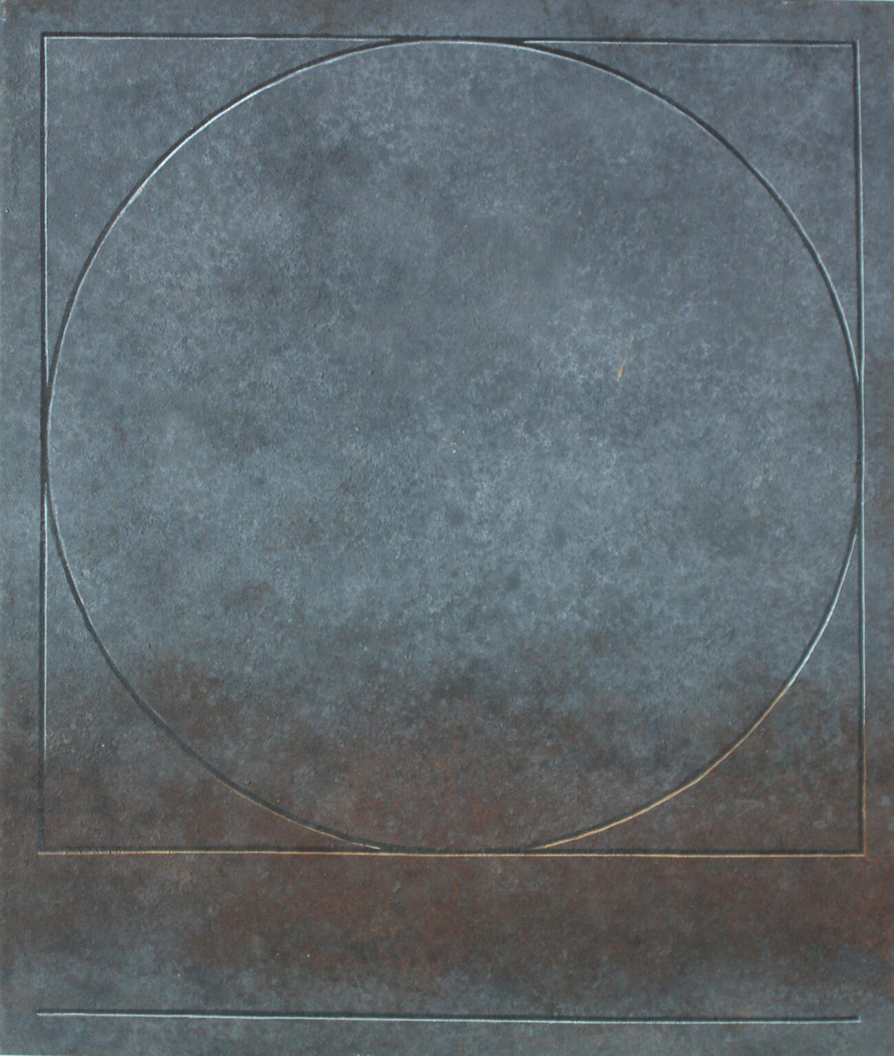 3 Kreis im Quadrat &uuml;ber Gerade - Gerd Baukhage 