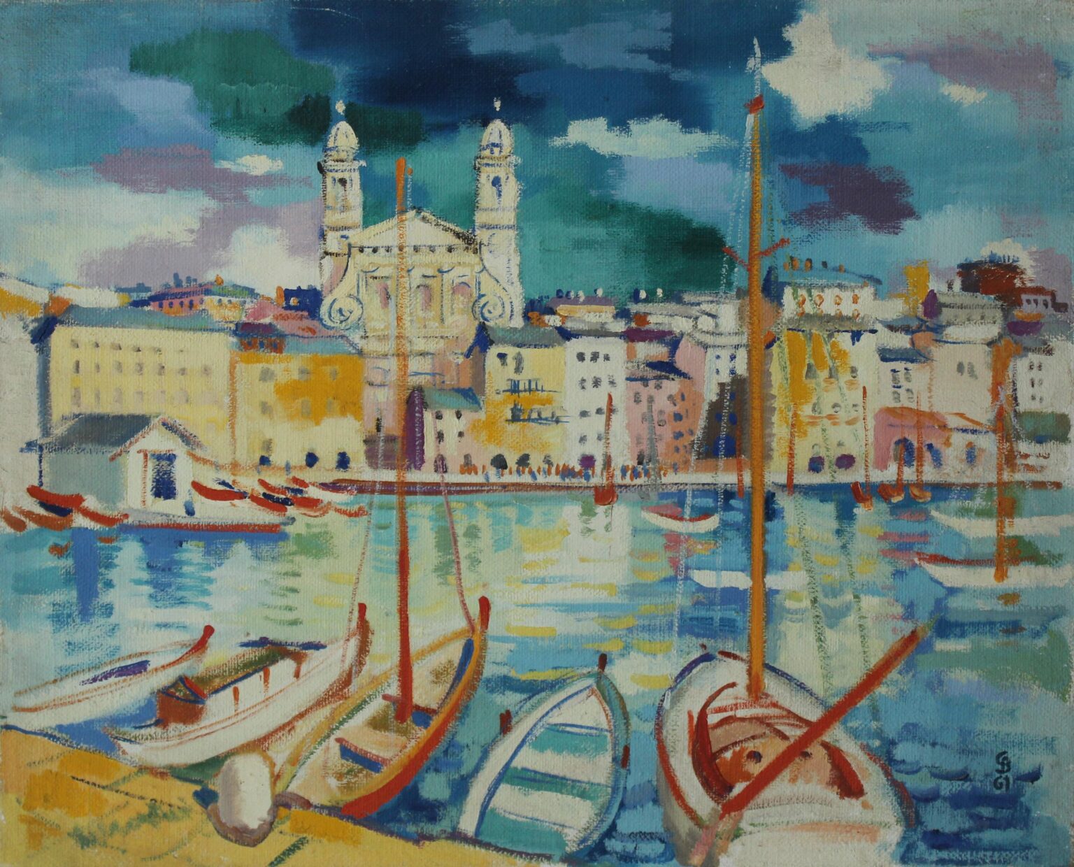 alter Hafen in Bastia (Korsika) - Gerd Baukhage 