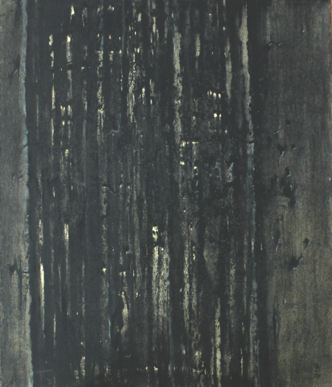 Bild in schwarzer Struktur - Gerd Baukhage 