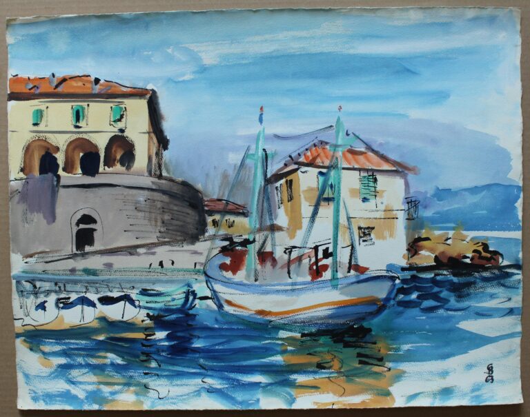 Im Hafen Portotemare - Gerd Baukhage 