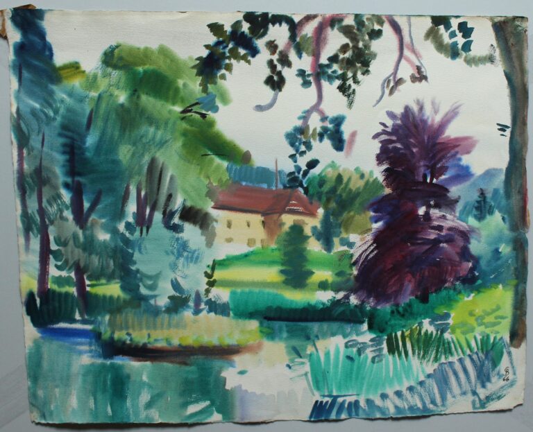 Teich beim Schloss Rhoden - Gerd Baukhage 