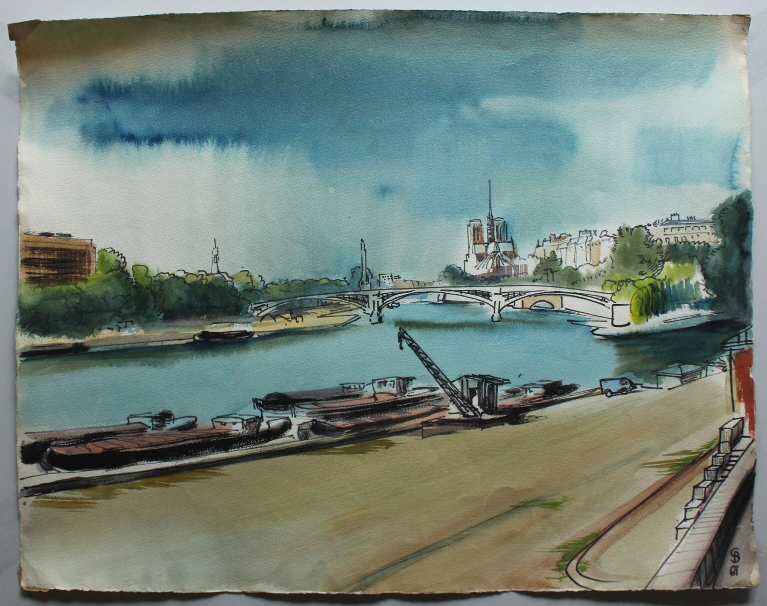 Die Seine mit der Ile St. Louis in Paris - Gerd Baukhage 