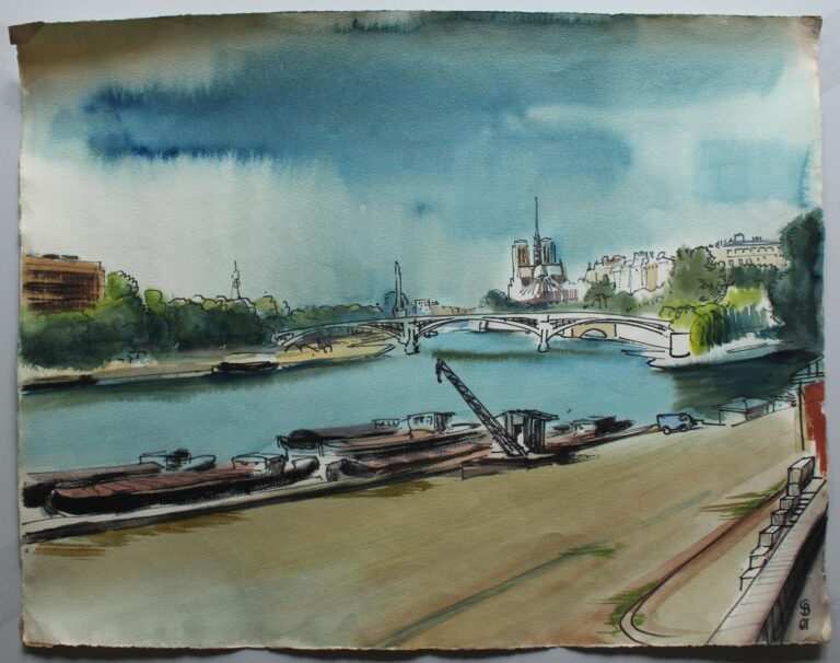 Die Seine mit der Ile St. Louis in Paris - Gerd Baukhage 