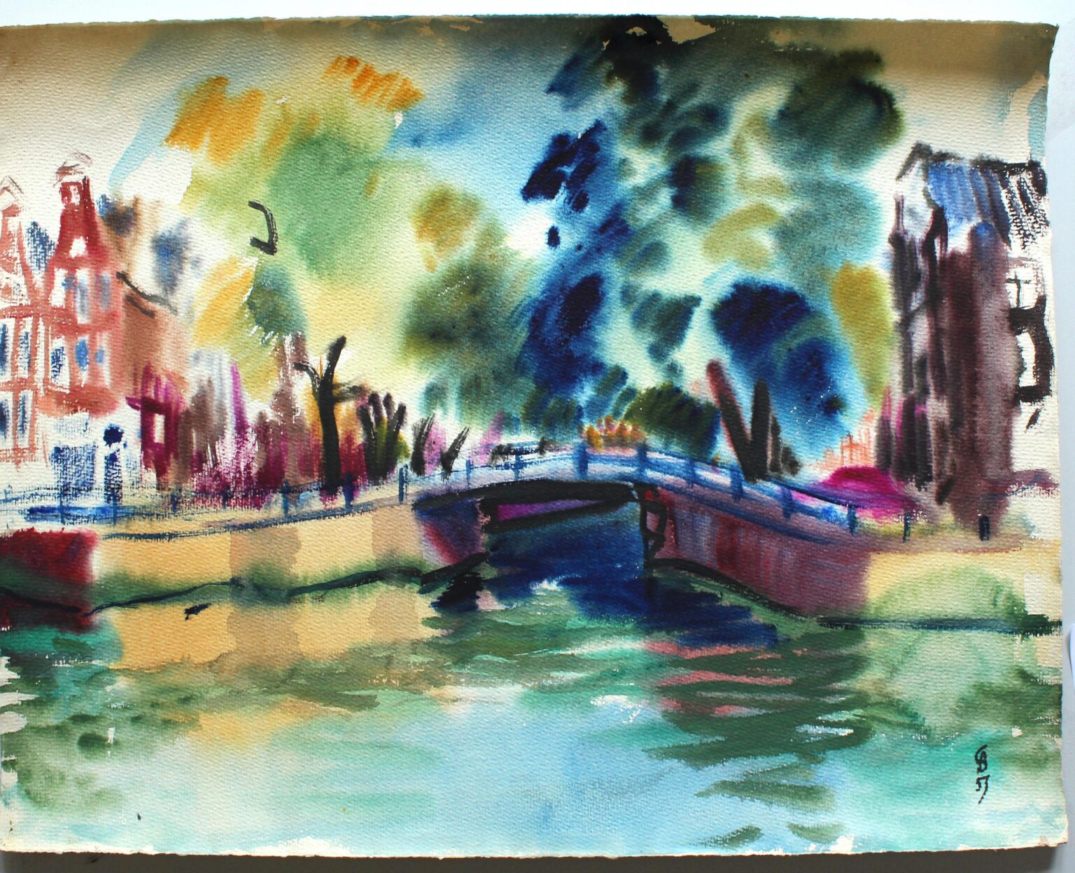 Blick an der ?Leichten Gracht in Amsterdam - Gerd Baukhage 