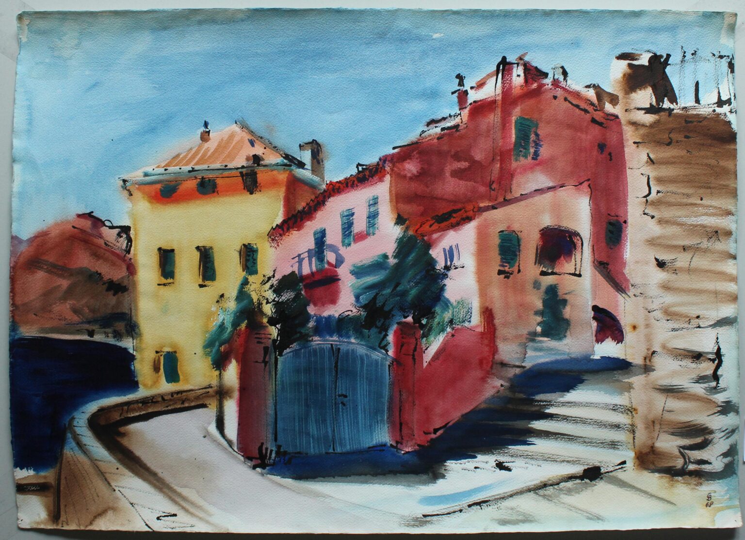 Rotes Haus in Calvi (Korsika) - Gerd Baukhage 
