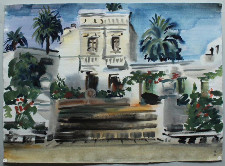 Platz am Rathaus in Haiza (Lanzarote) - Gerd Baukhage 
