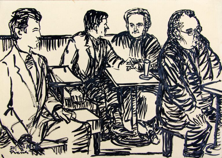 Sketch Coffeehouse III - Franz Pixner 