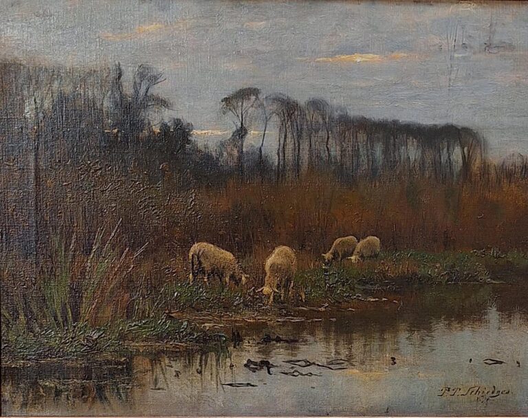 Dutch Landscape - Petrus Paulus Schiedges Imhof FIne Arts