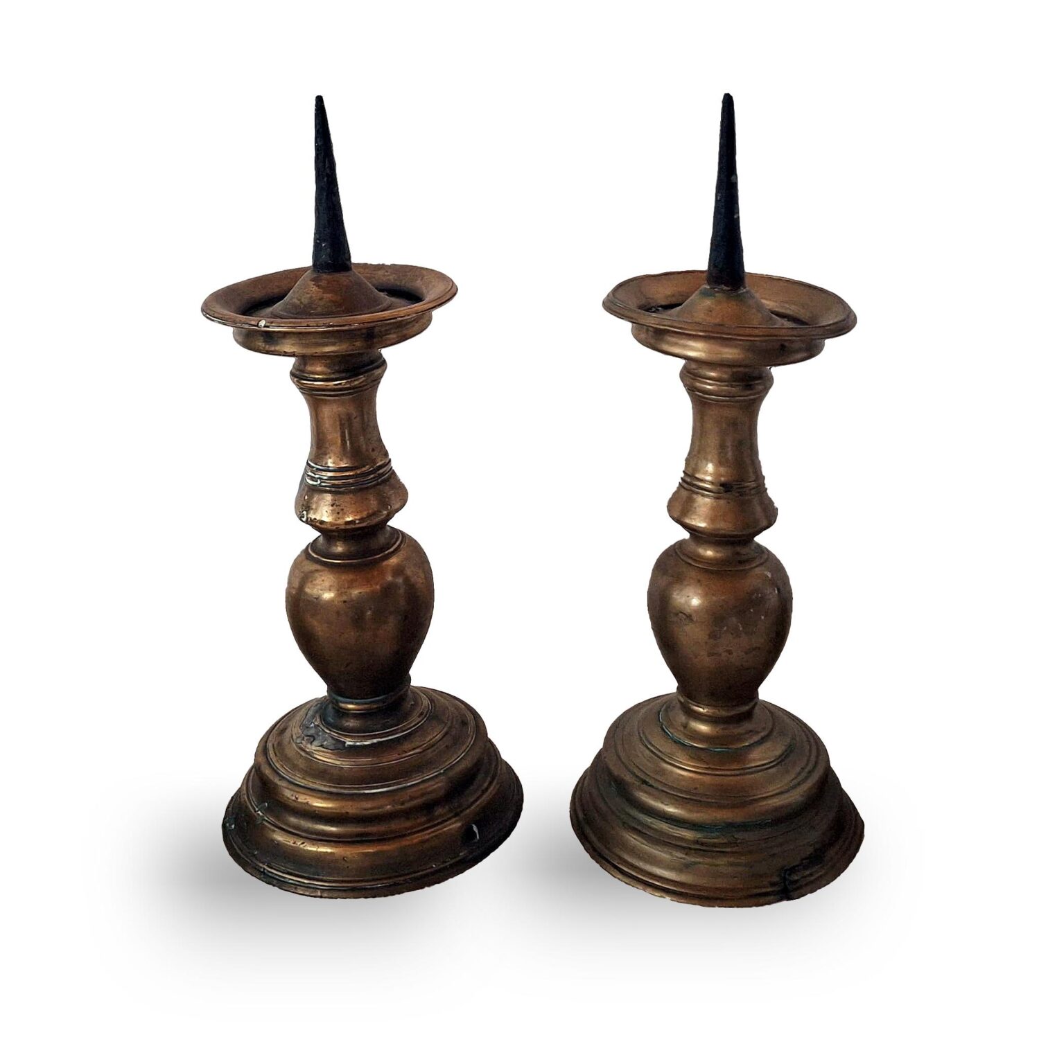 2 Baroque Prickets 