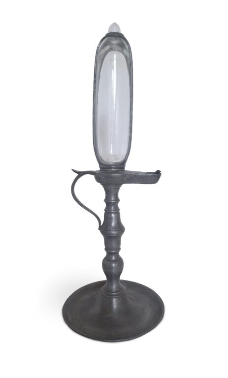 Pewter Oil Lamp 