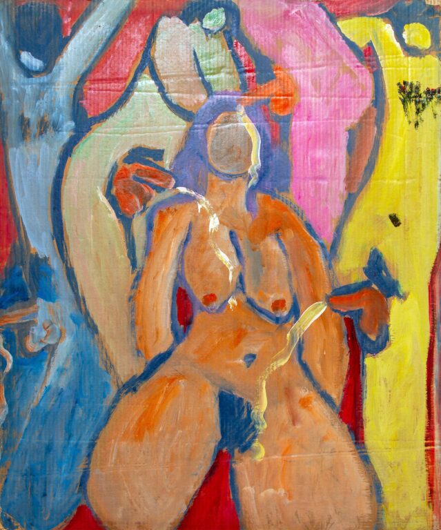 Woman with four Men - Miklos Nemeth 