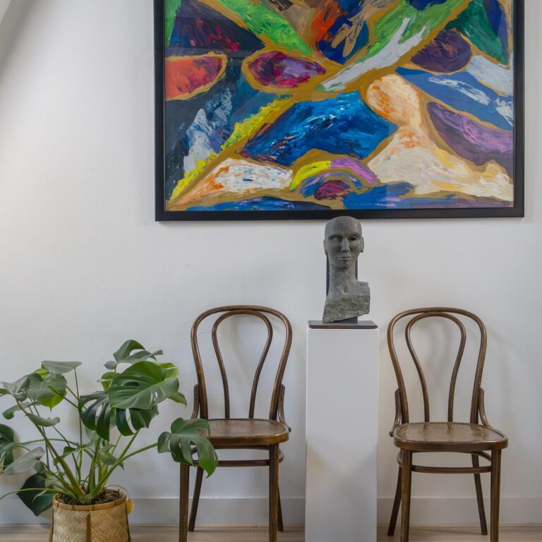 Salon Équilibre - Miklos Nemeth, Veit Korn Imhof Fine Arts, Imhof, Showroom painting and sculpture