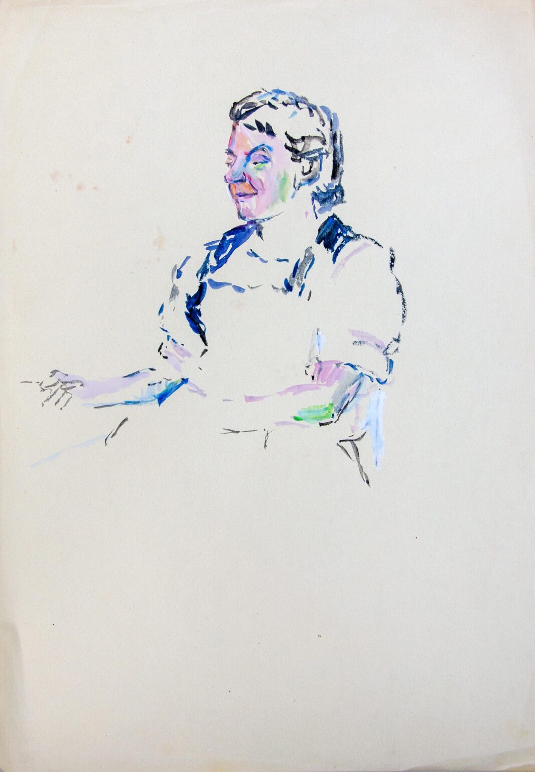 Woman in Dirndl - Franz Pixner 