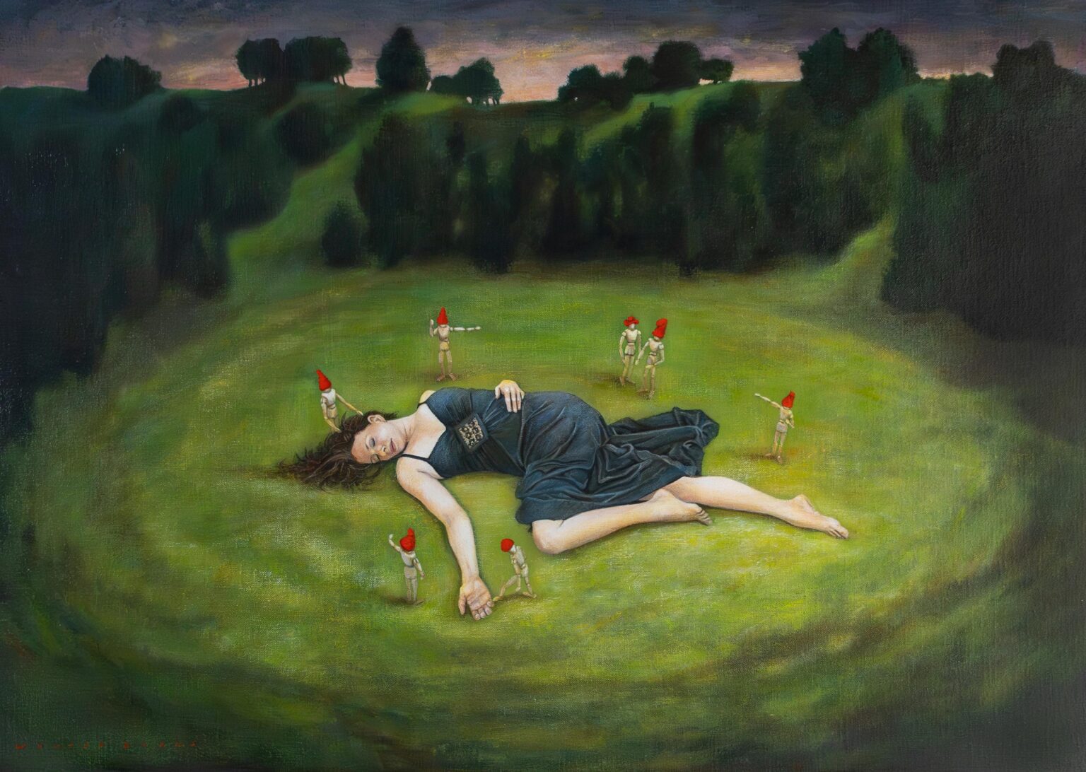 Schneewittchen - Wouter Berns Imhof Fine Arts, Imhof, sneeuwwitje painting