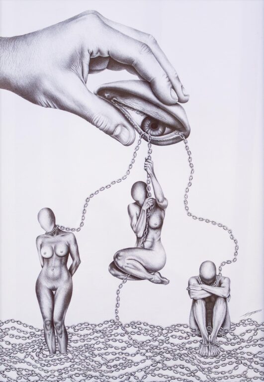 No Escaping the Gaze - Isabelle Weaver-Jones Imhof Fine Arts, Imhof, No Escaping the Gaze