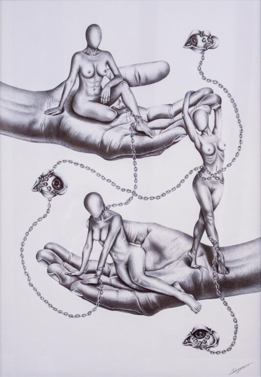 In the Palm of his Hand - Isabelle Weaver-Jones Imhof Fine Arts, Imhof, In the Palm of his Hand front