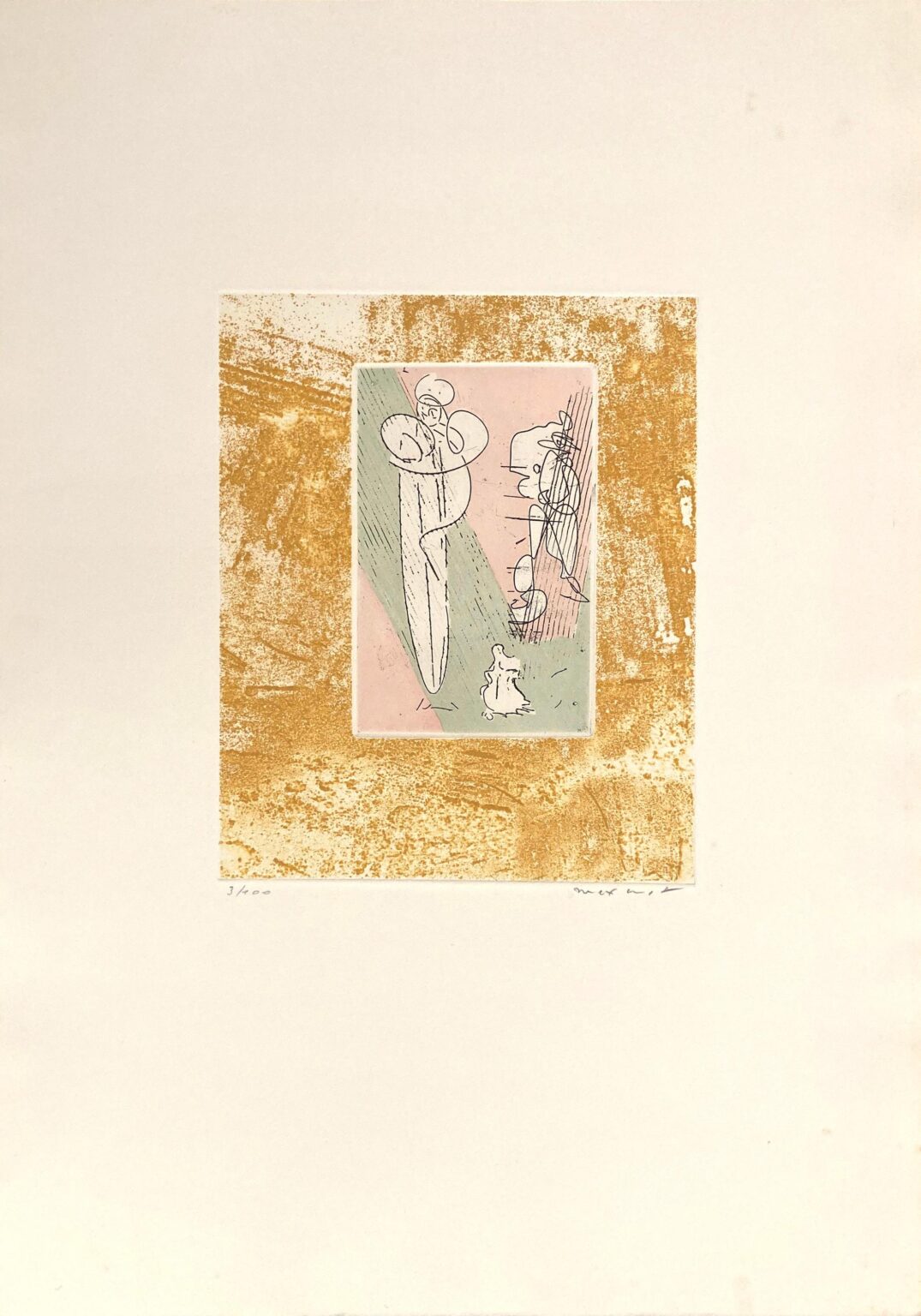 Il pleut (SL 141 A) - Max Ernst 