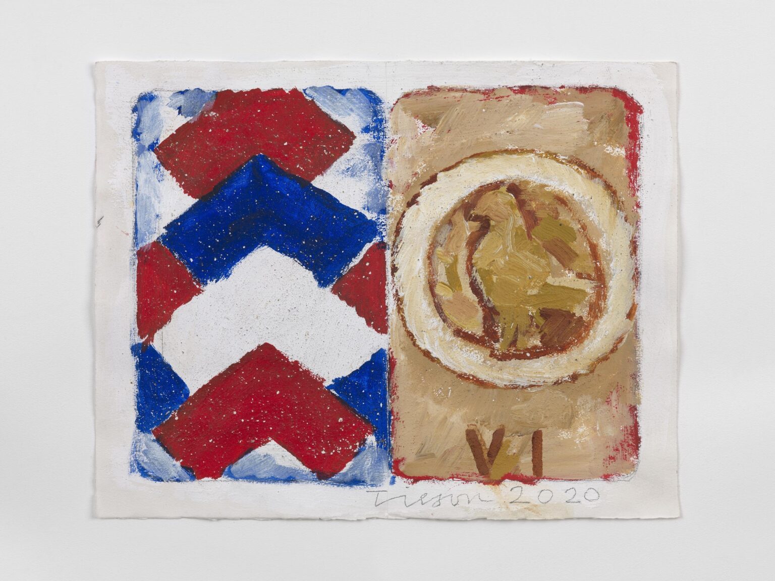The Stones of Venice &ndash; Tondo - Joe Tilson 
