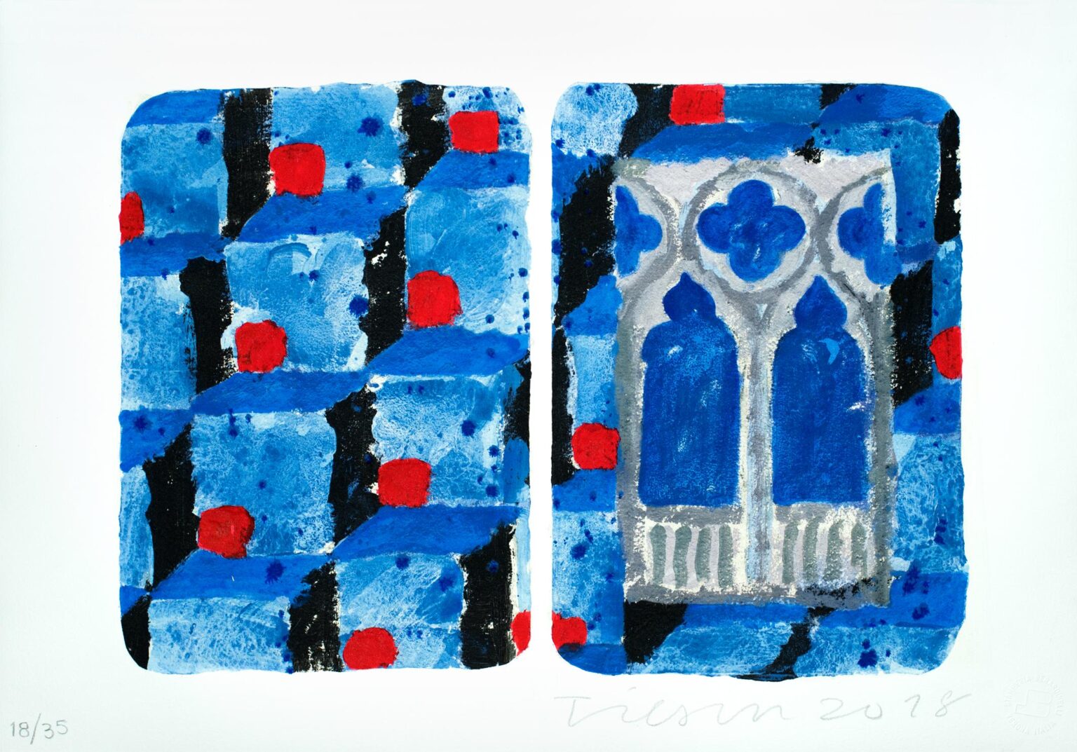 The Stones of Venice &ndash; C&agrave; Foscari 2, Dyptich - Joe Tilson 