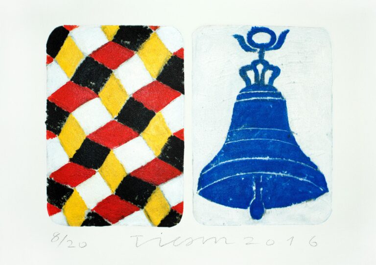 The Stones of Venice – Campana di San Marco, Calle dei Fabbri (Diptych) - Joe Tilson 