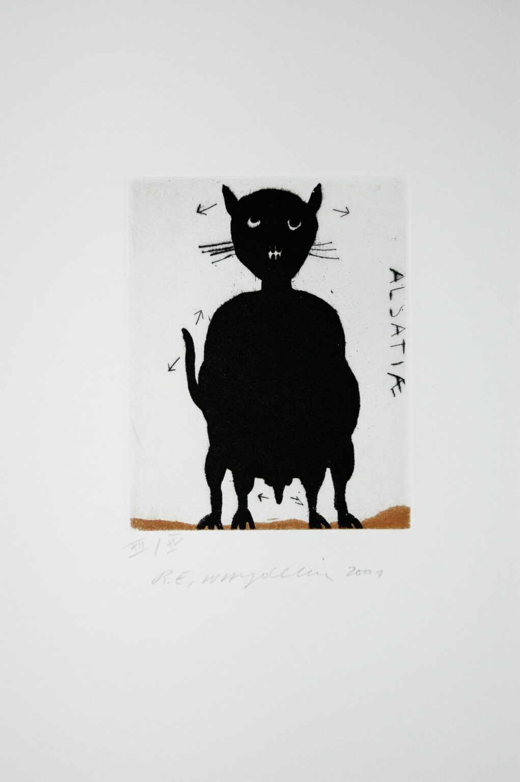 Alsatiae (klein) &ndash; &bdquo;Katze &bdquo; - Raymond E. Waydelich 
