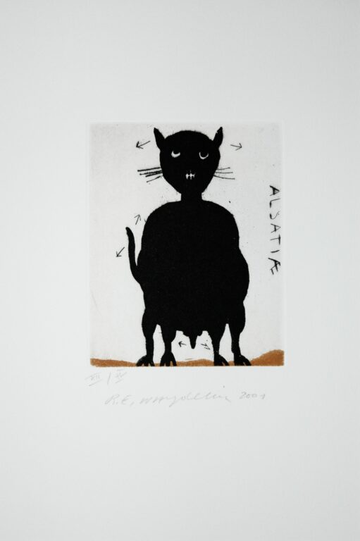 Alsatiae (klein) – “Katze “ - Raymond E. Waydelich 