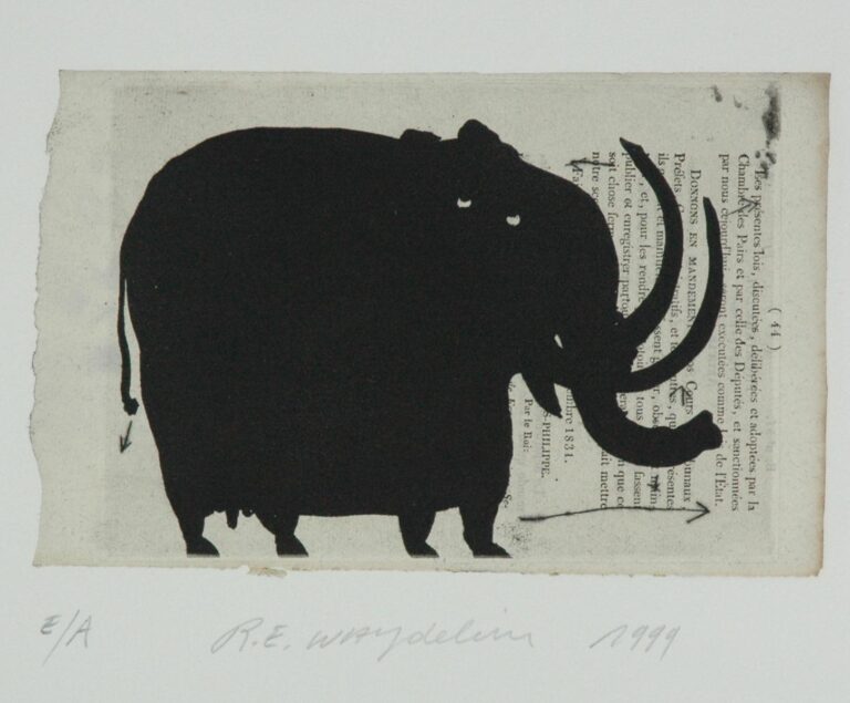 Ohne Titel (Mammut) - Raymond E. Waydelich 