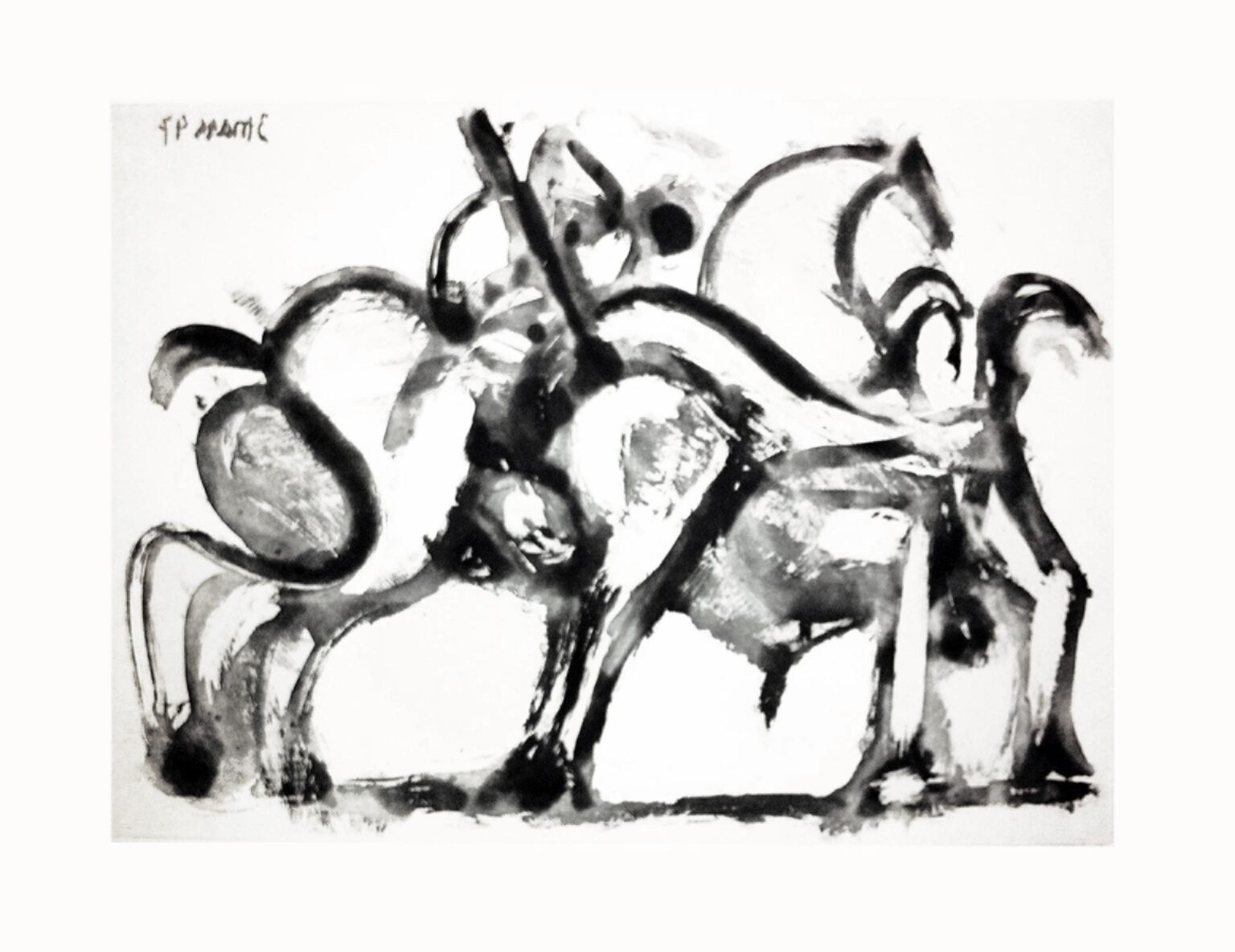 Picador et Taureau. I - Pablo Picasso 