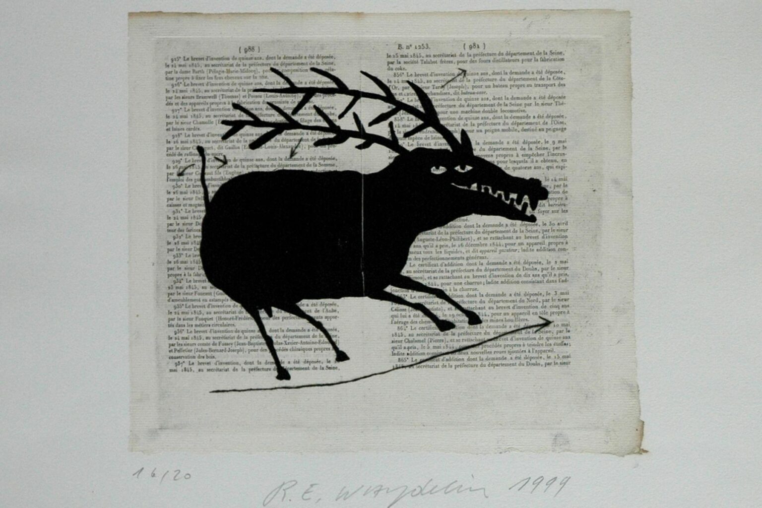 Ohne Titel (Hirsch) - Raymond E. Waydelich 