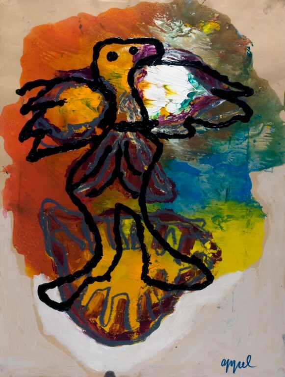 A postcard of a distant world - Karel Appel 