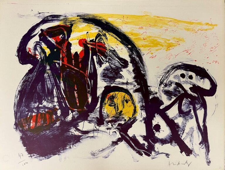 Le Lion - Pierre Alechinsky 
