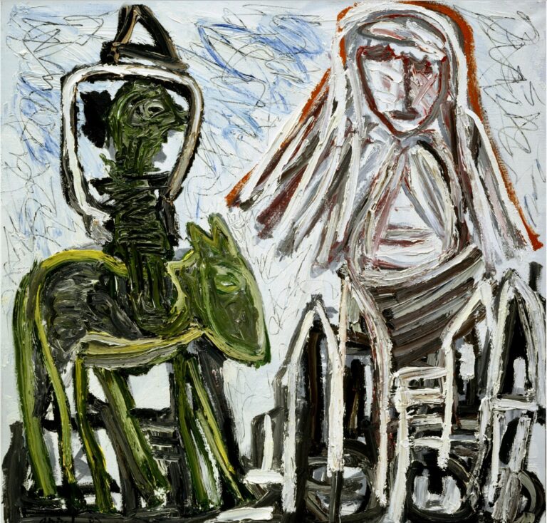 Le Cavalier vert - Karel Appel 