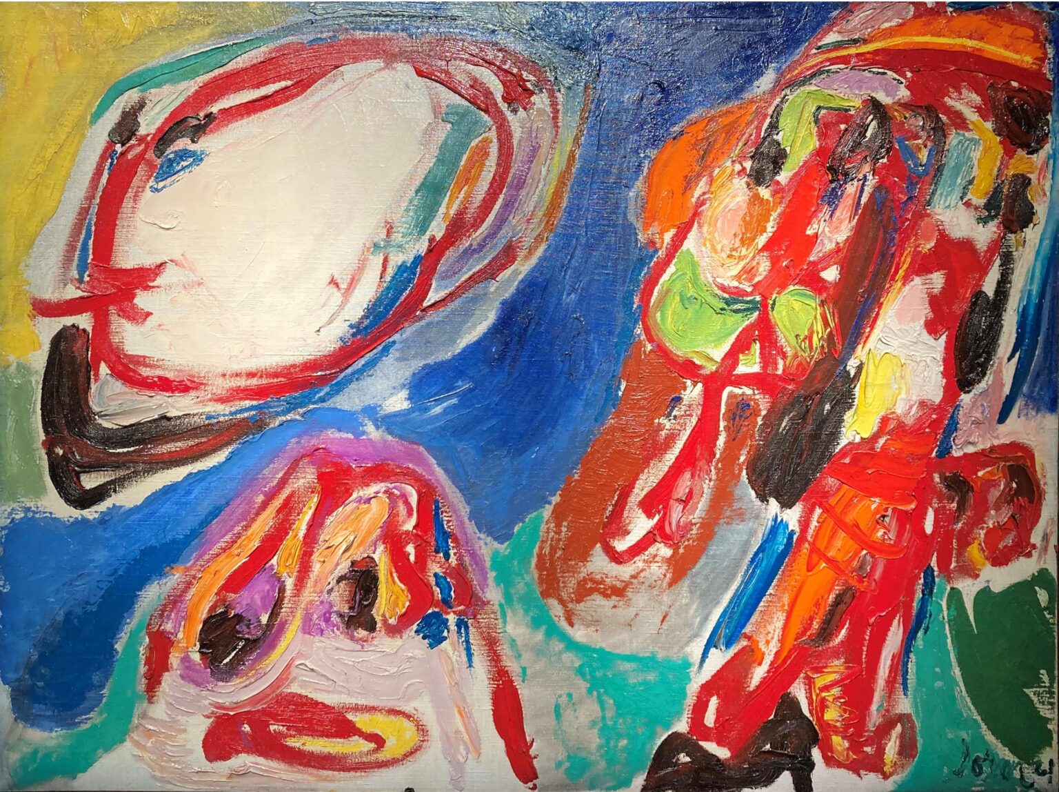 Horizons troublé - Asger Jorn 