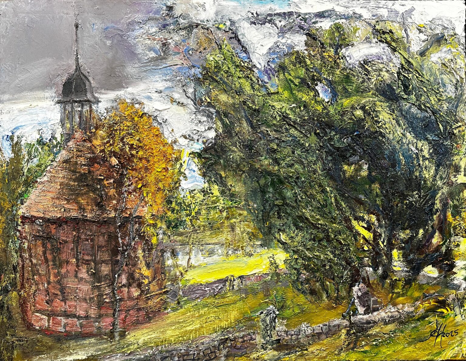 Dorfkirche in W. - Johannes Heisig 