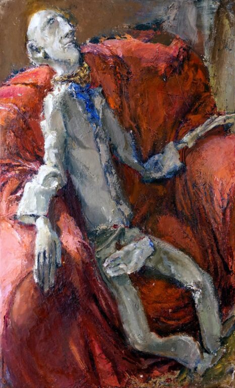 Atelierecke mit Johannespuppe - Johannes Heisig 