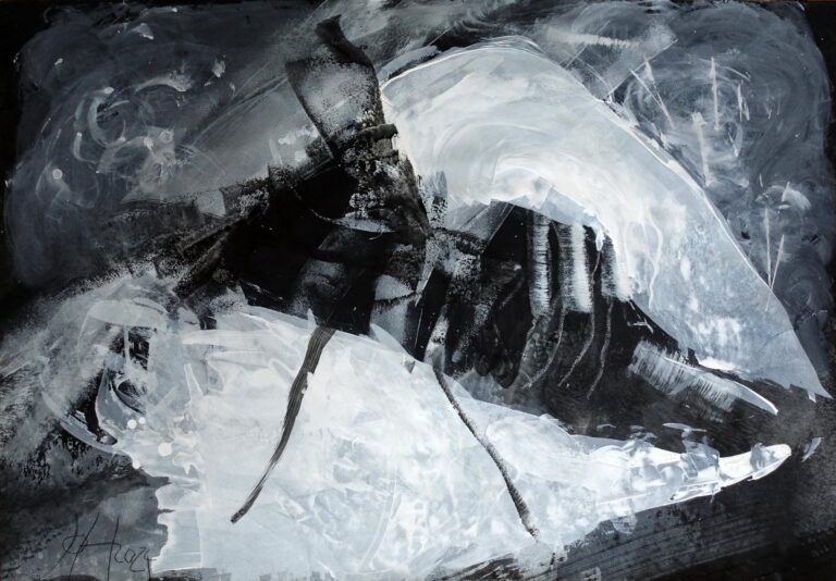 Flugtier I, Wespe - Johannes Heisig 