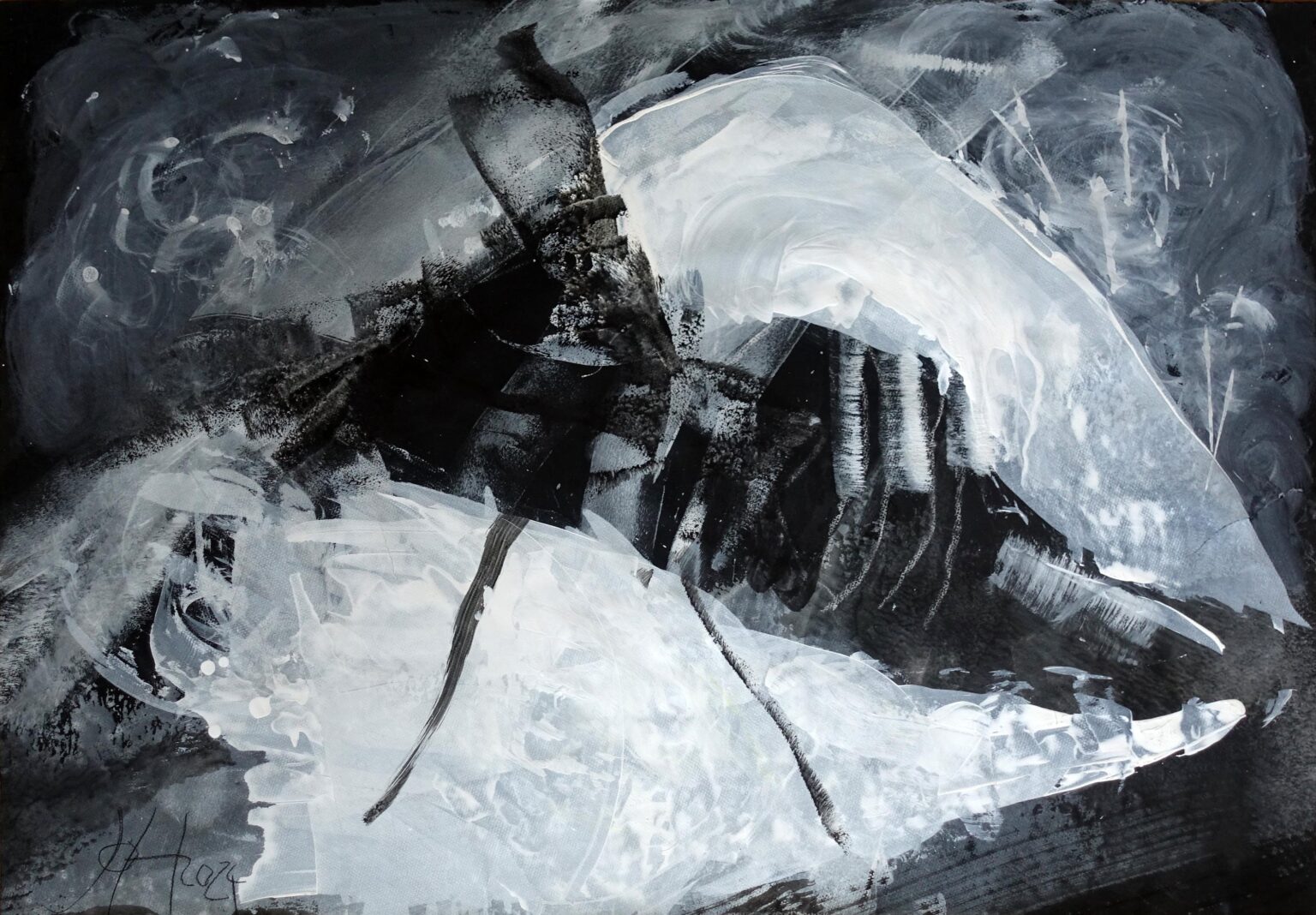 Flugtier I, Wespe - Johannes Heisig 