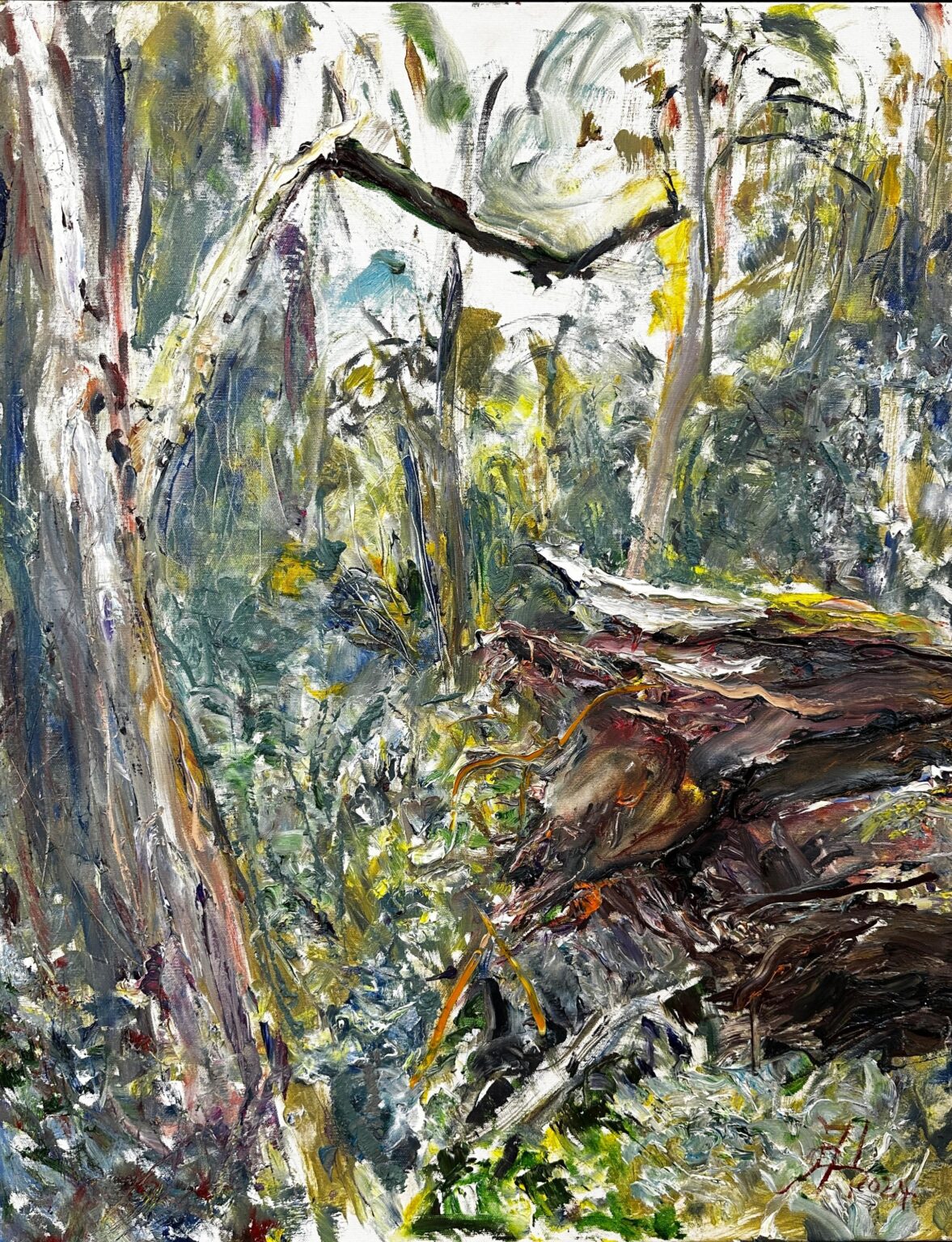 Im Holz (Dosse-Wald) - Johannes Heisig 